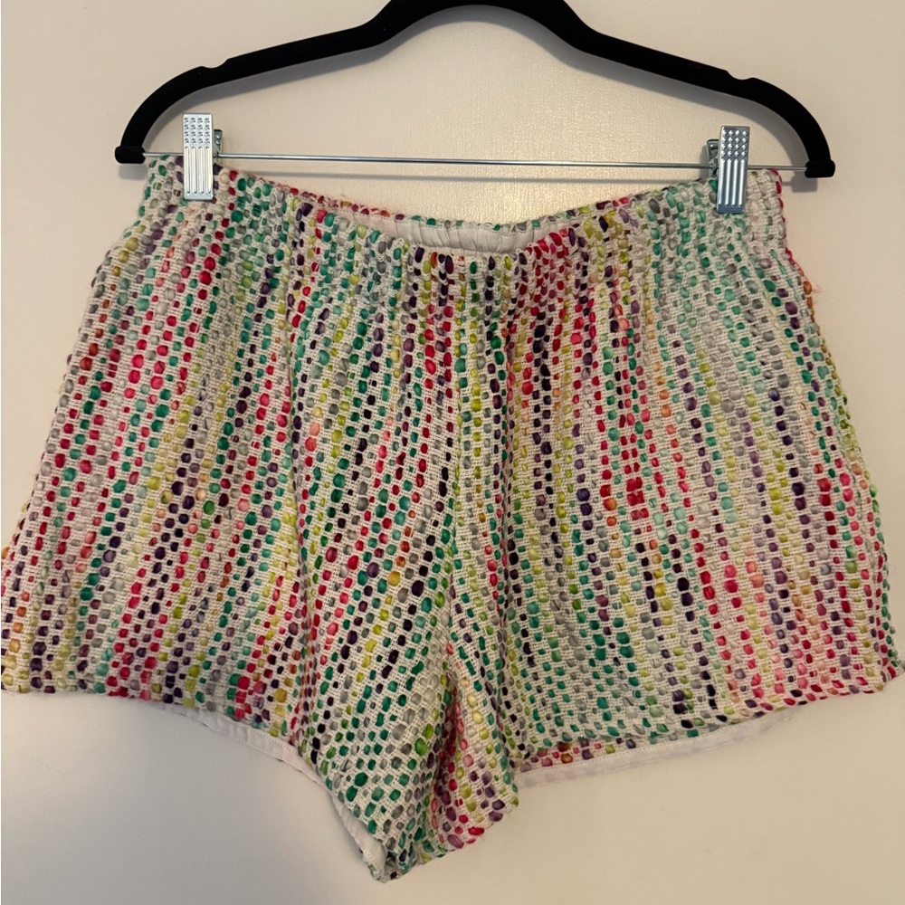 Judith March multi-colored shorts, Large